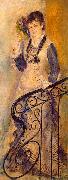 Pierre-Auguste Renoir Femme sur un escalier oil painting reproduction